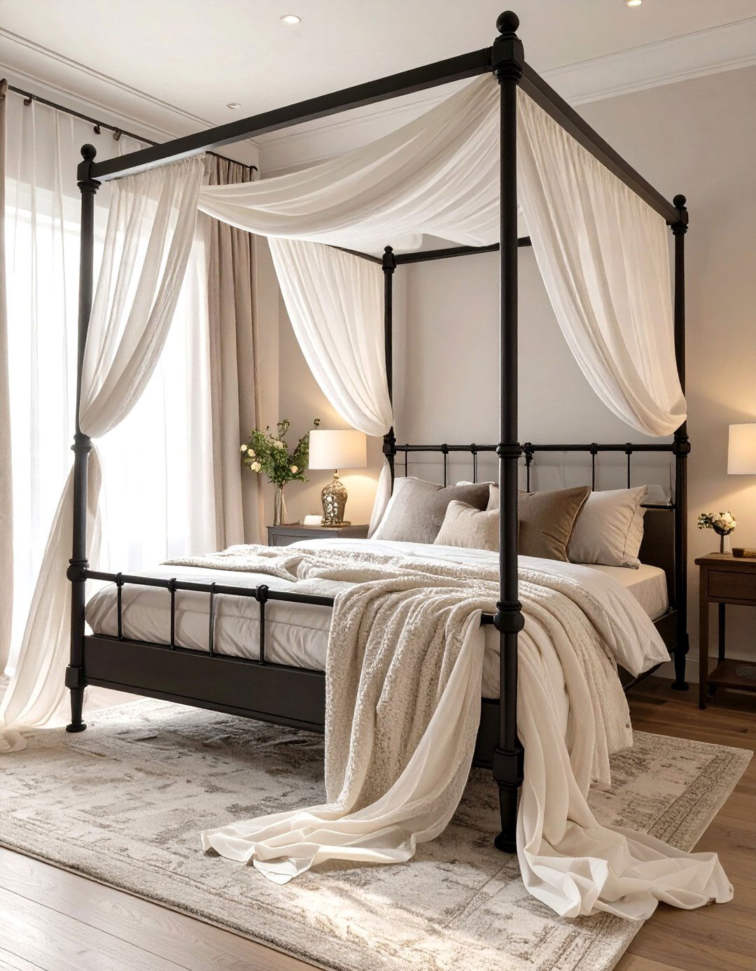 The Canopy Bed Bedroom - 30 how to design a bedroom ideas