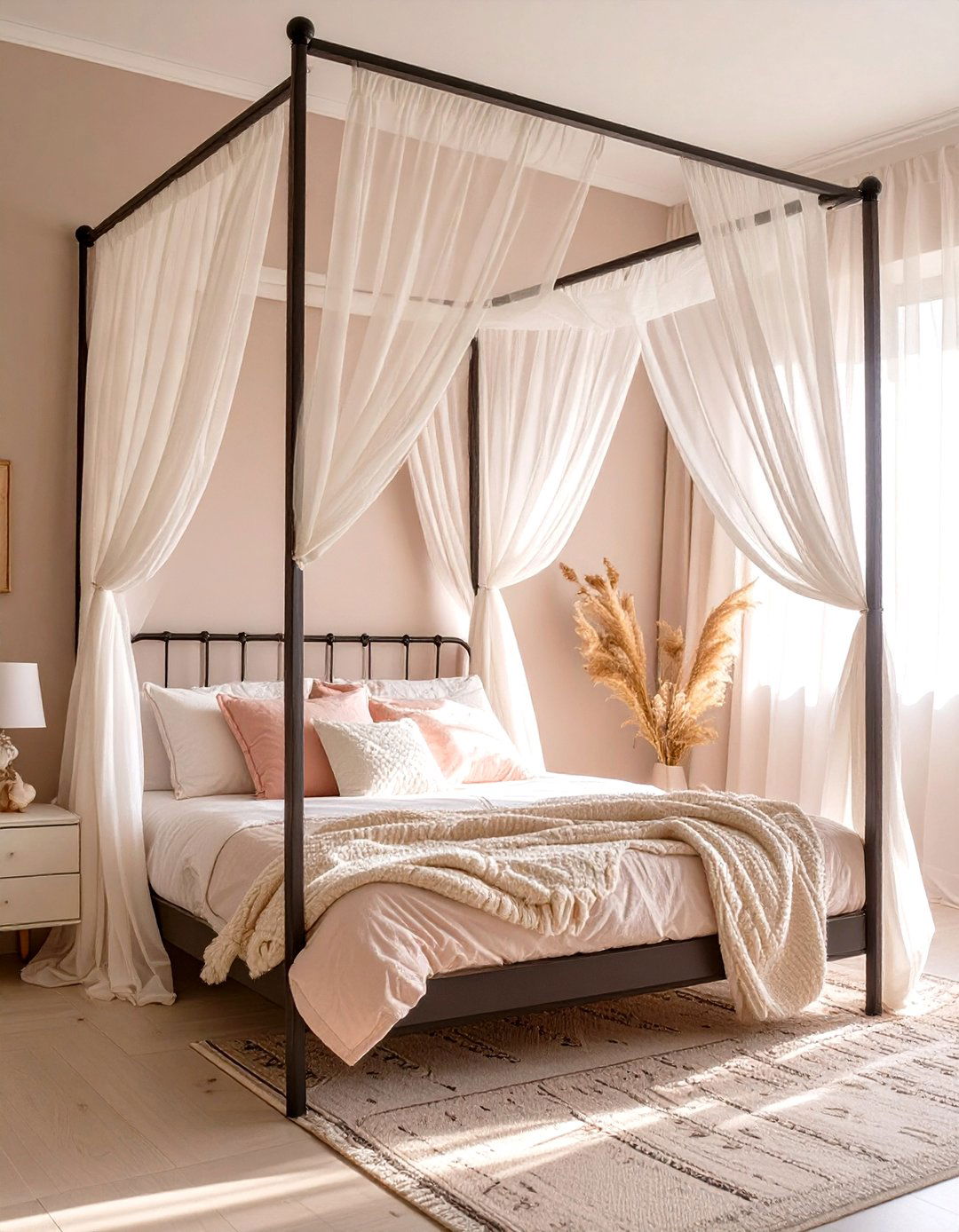 The Canopy Bed Dream Bedroom - 30 girl bedroom ideas for small rooms