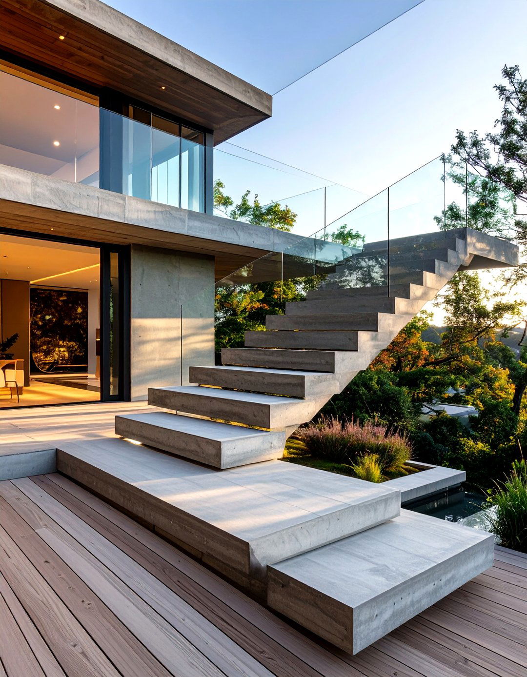 30 Deck Stair Ideas for Stylish Backyard Transitions - We Love Home Blog