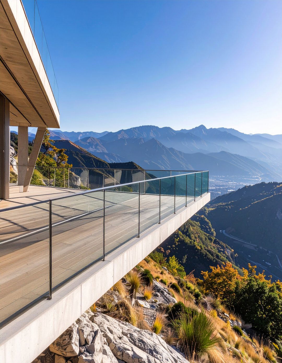 The Cantilevered Viewing Deck - 30 modern deck ideas