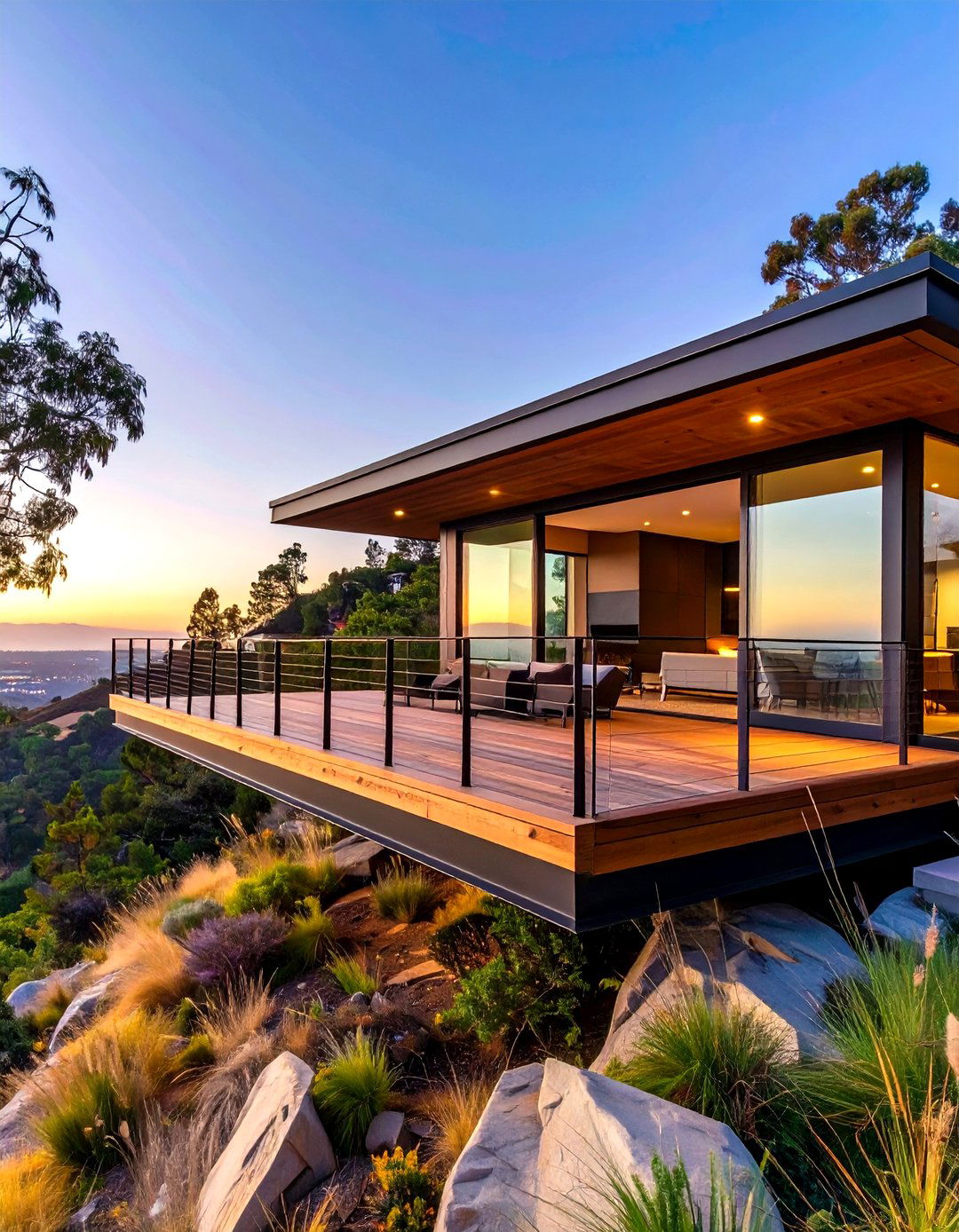 The Cantilevered or Floating Deck - 30 free deck design software ideas