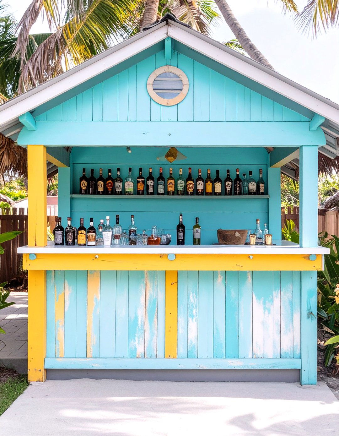 The Caribbean Rum Shack - 30 backyard tiki bar ideas
