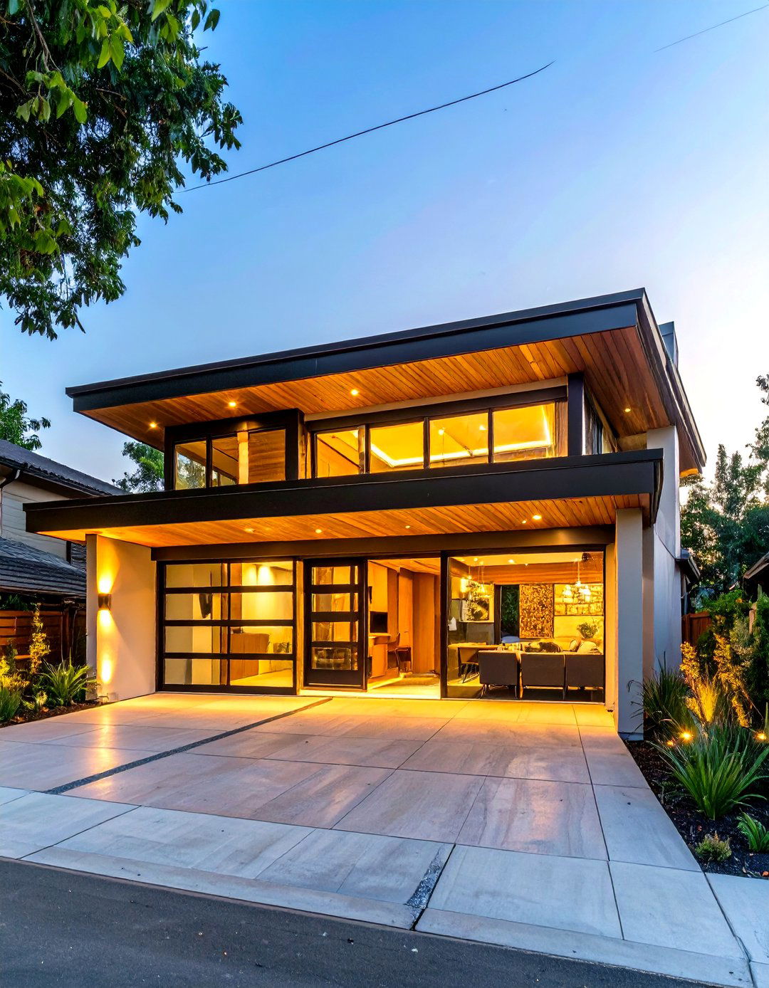 The Carport Integrated Design - 30 low budget modern 3 bedroom house design ideas