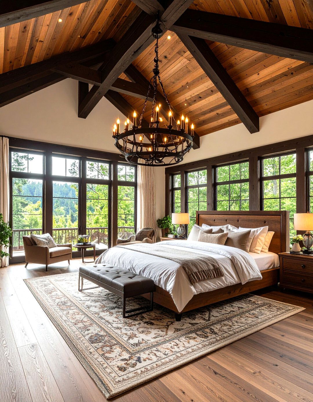 The Cathedral Ceiling Bedroom - 30 large master bedroom ideas