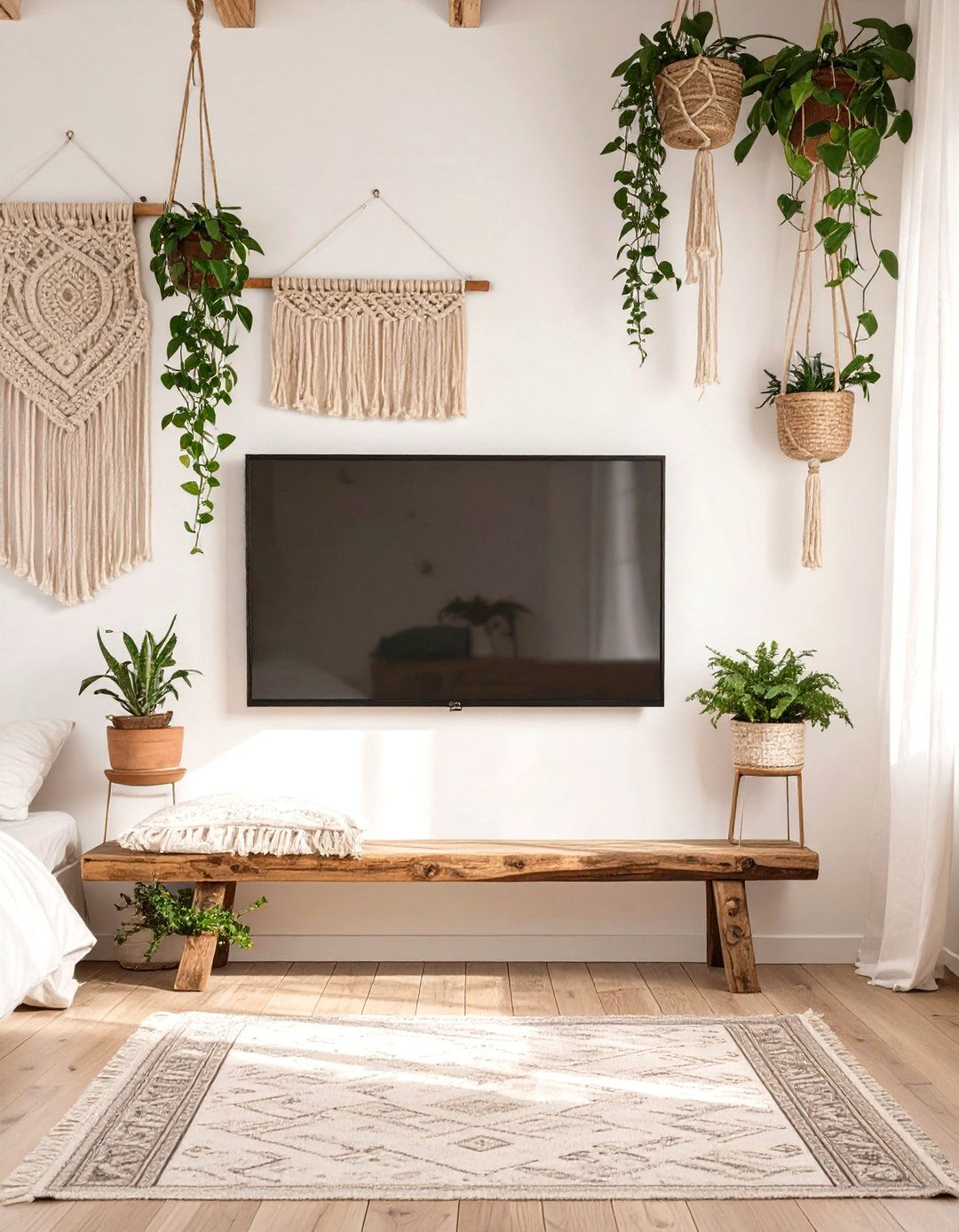 The Ceiling Mounted Bedroom TV Solution - 30 master bedroom tv wall ideas