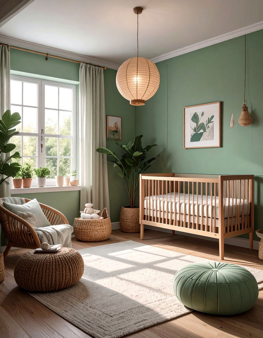 The Celadon Green Zen Nursery - 30 green nursery ideas