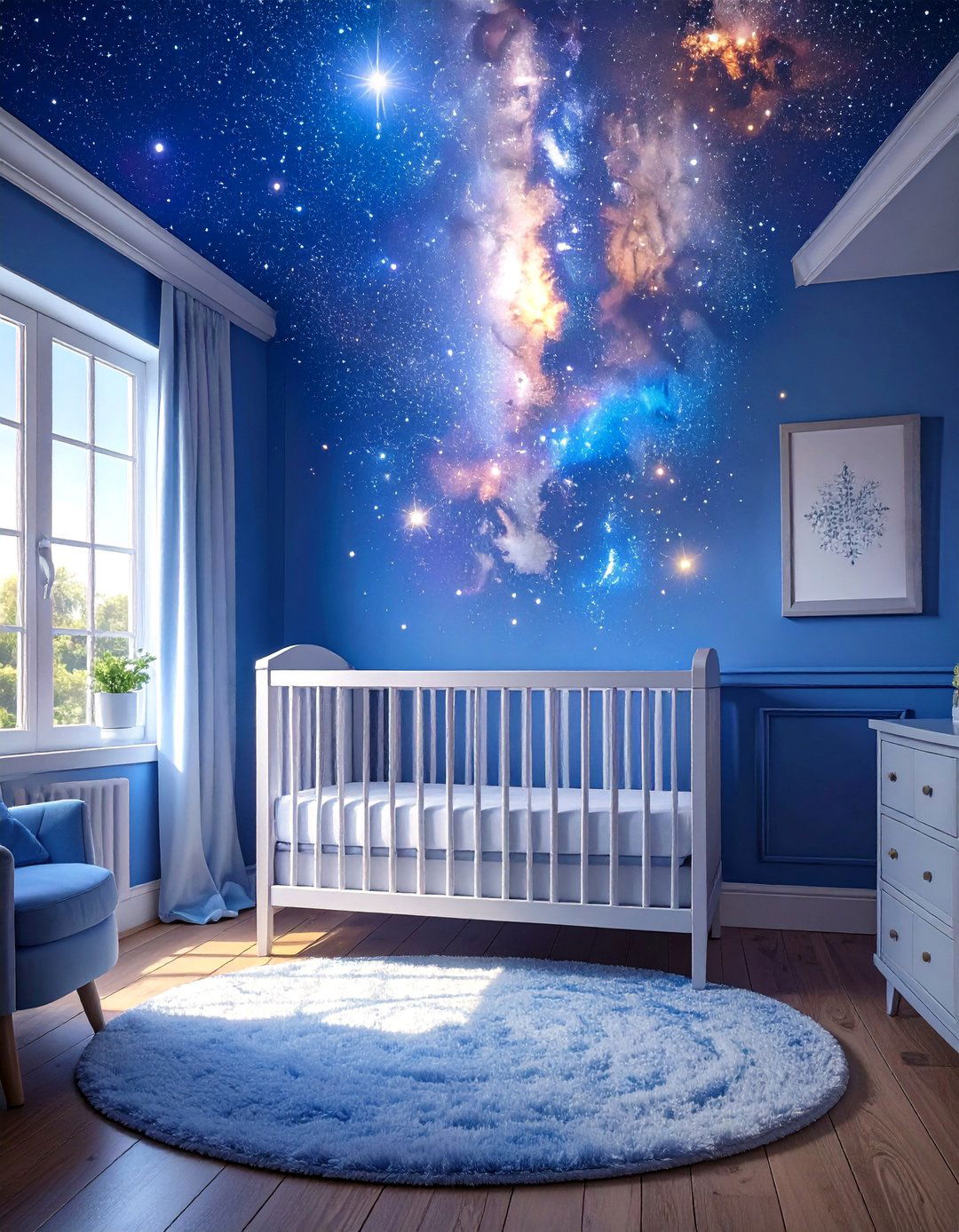 The Celestial Dreamscape AI Nursery - 30 ai nursery design ideas