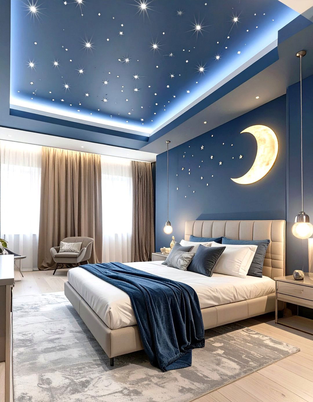 The Celestial Inspired Bedroom - 30 havenly interior design ideas