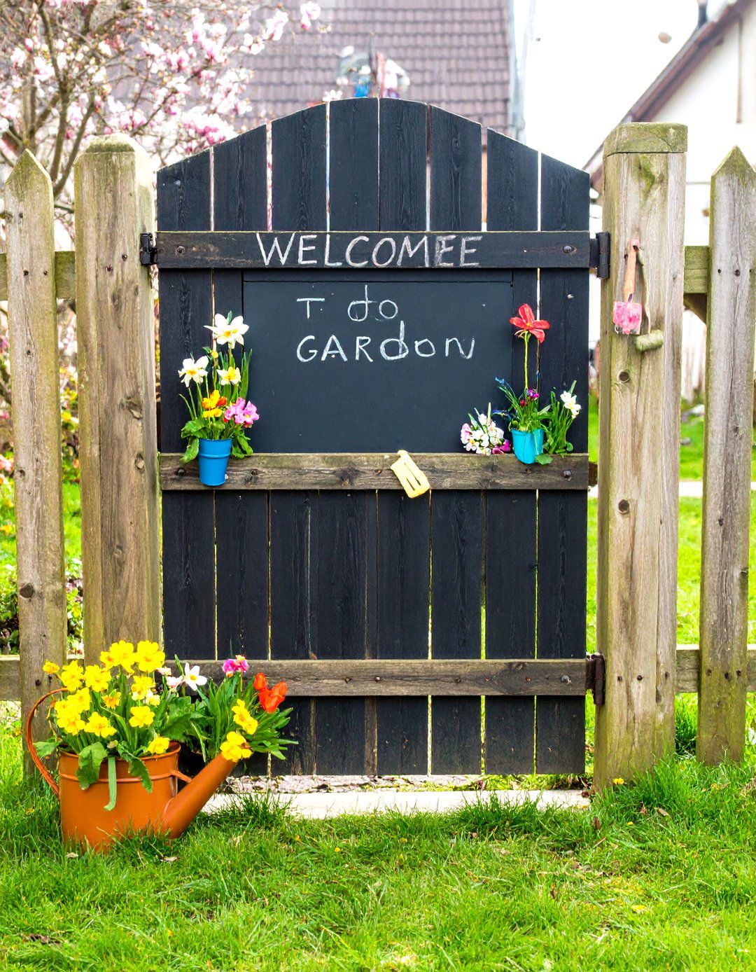 The Chalkboard Garden Gate