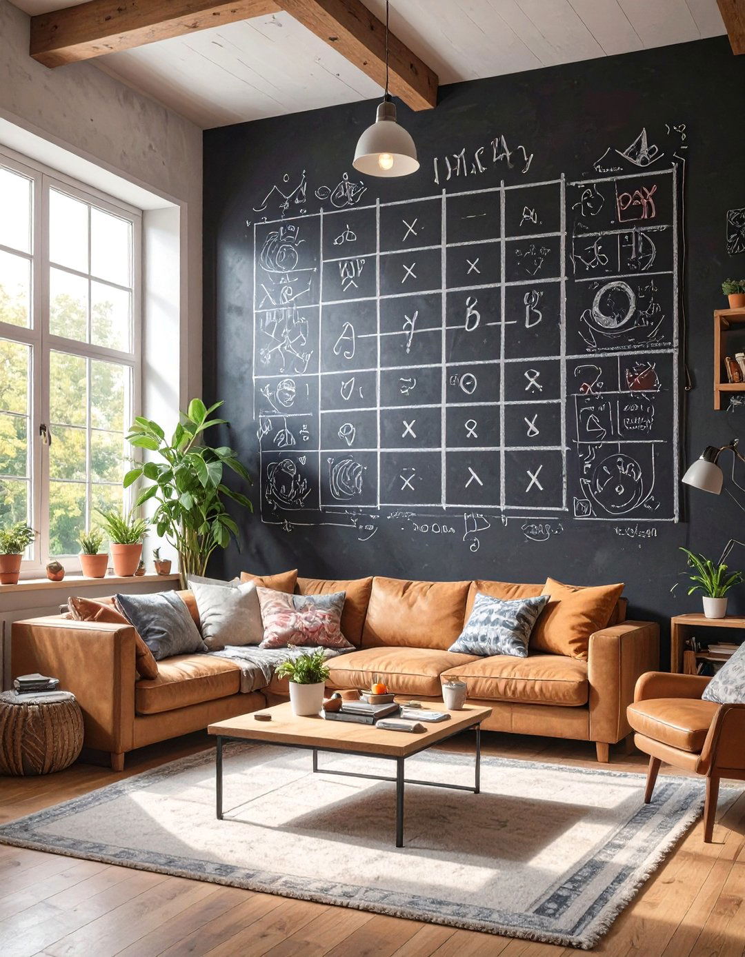 The Chalkboard Idea Wall - 30 man cave wall ideas