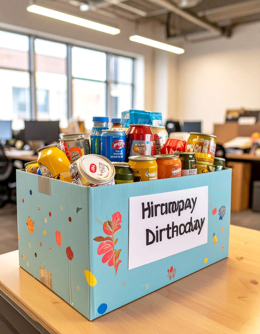 The Charitable Donation Drive - 30 office birthday ideas