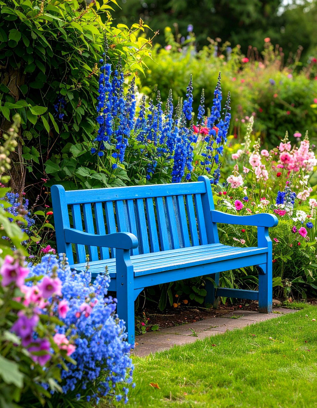 The Charming Cottage Garden Bench - 30 garden bench ideas