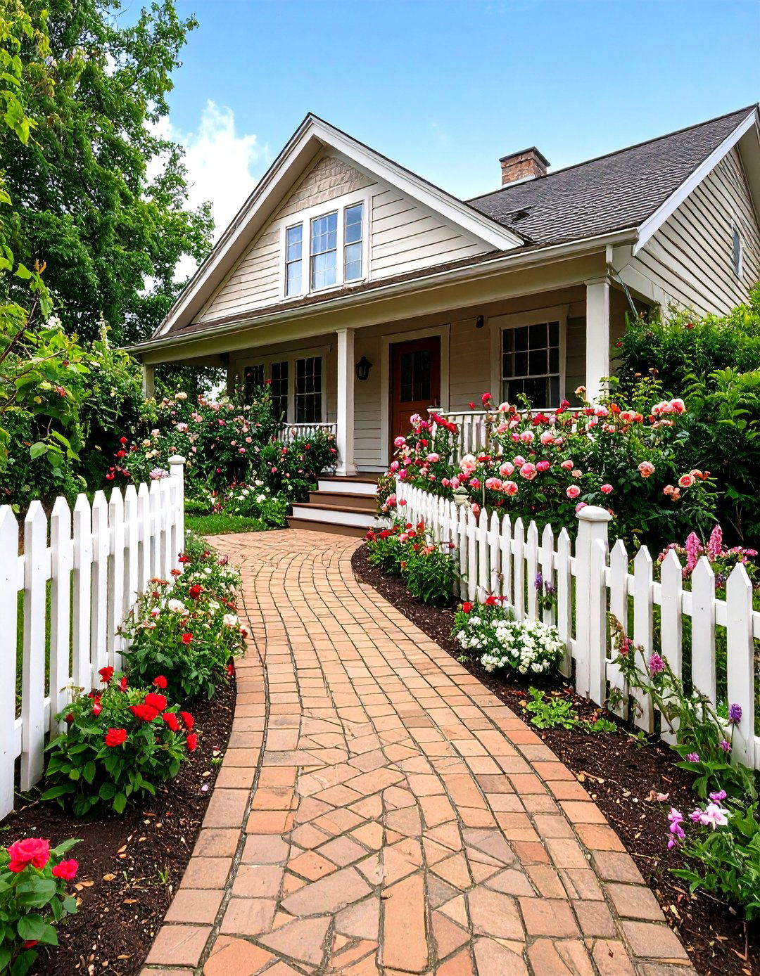 The Charming Cottage Garden - 30 front yard curb appeal ideas