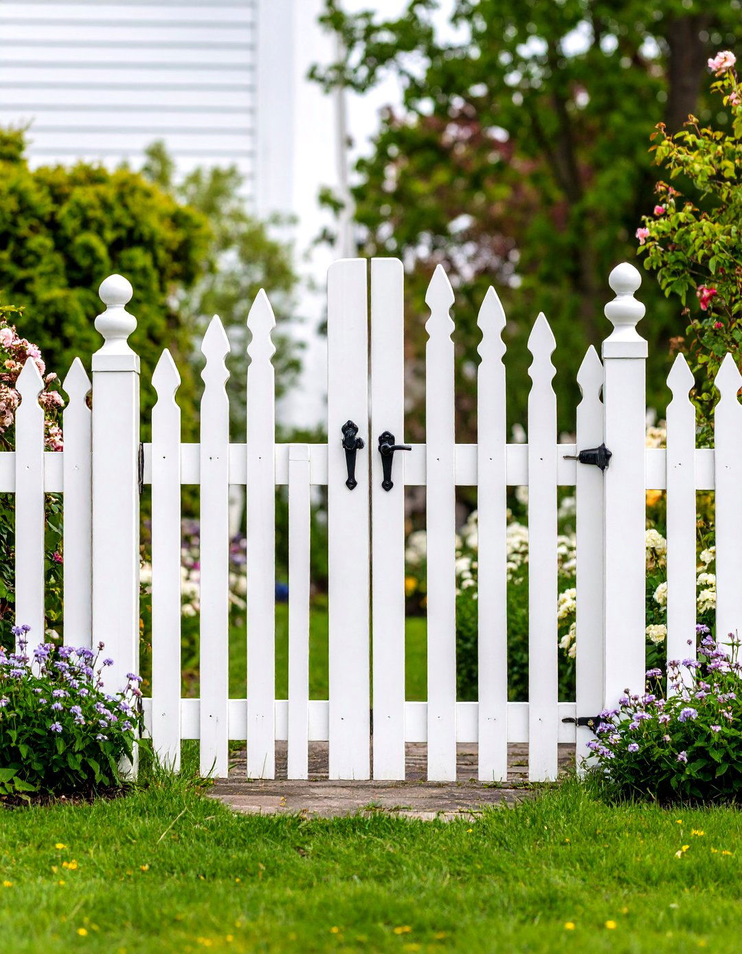 The Charming Dutch Colonial Gate Fence - 30 front yard fencing ideas