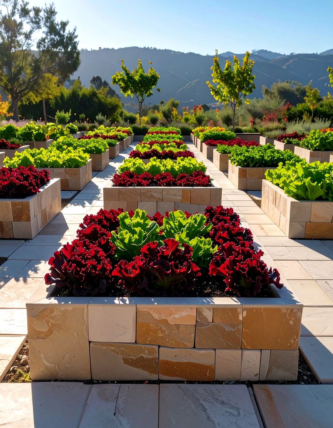 The Checkerboard Vegetable Plot - 30 creative vegetable garden design ideas