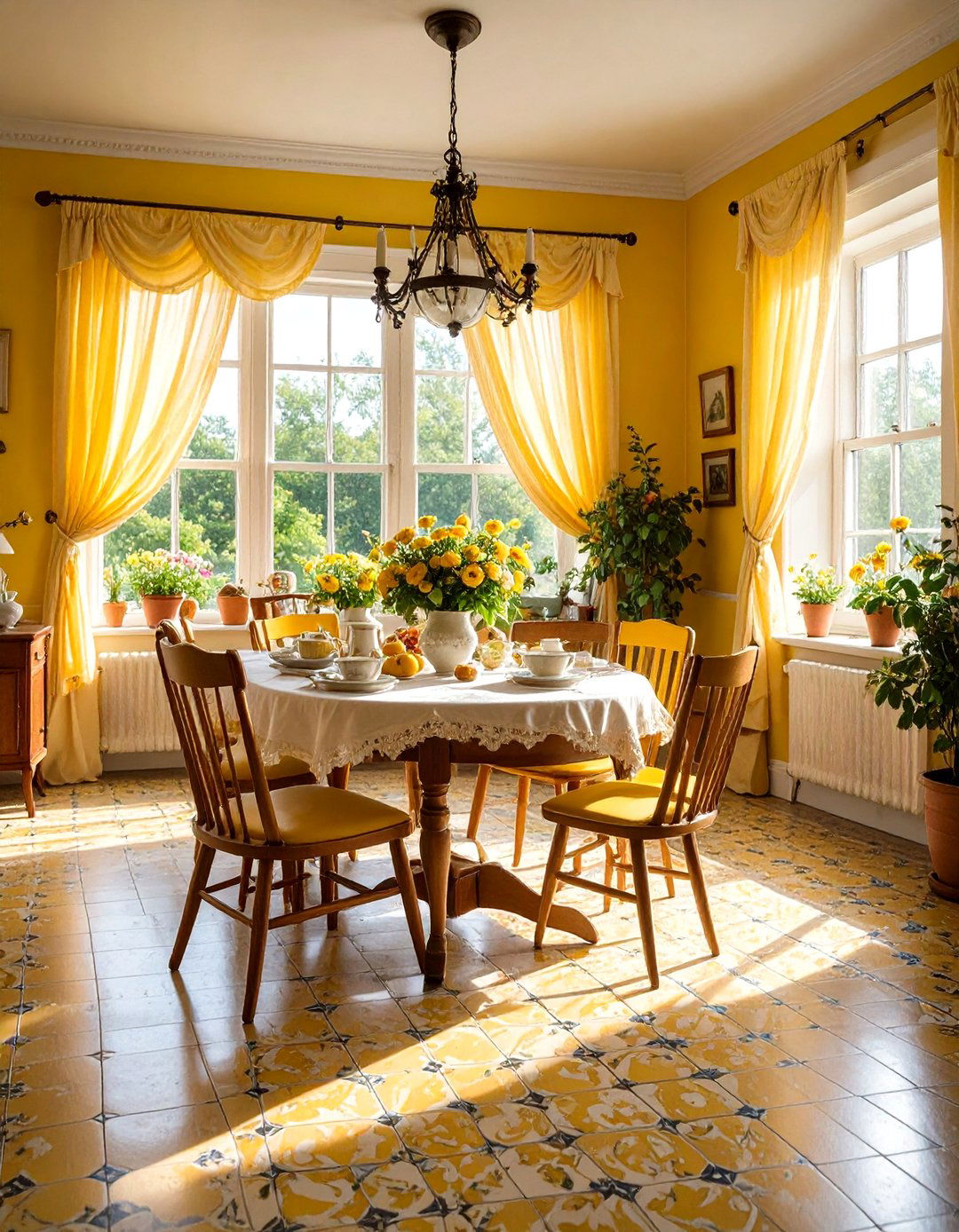 The Cheerful Breakfast Room - 30 1930s interior design ideas