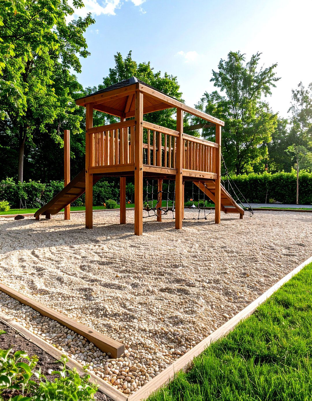 The Child Friendly Play Zone - 30 gravel garden ideas