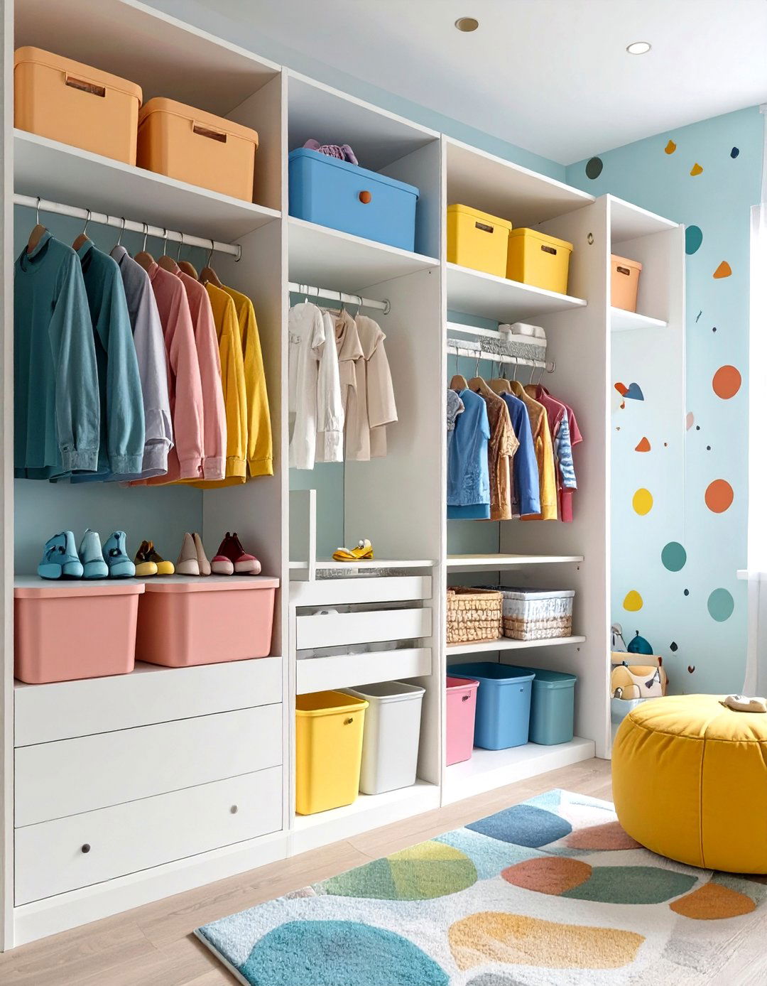 The Childrens Adjustable Closet - 30 design your own closet ideas