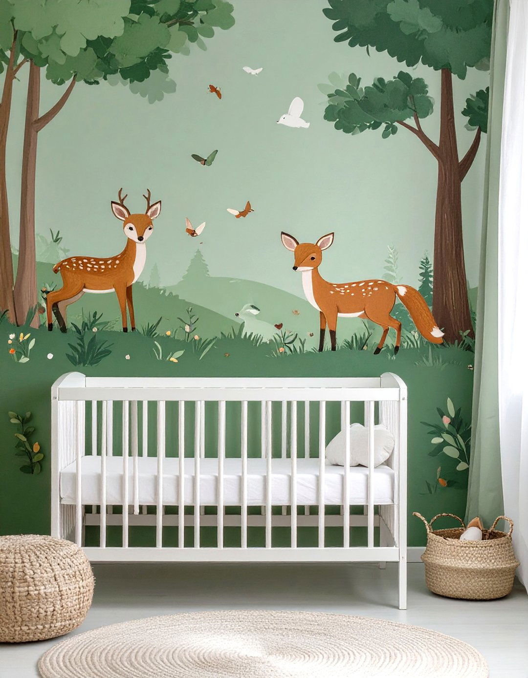 The Childrens Whimsical Wall Decal Scene - 30 home wall decor ideas