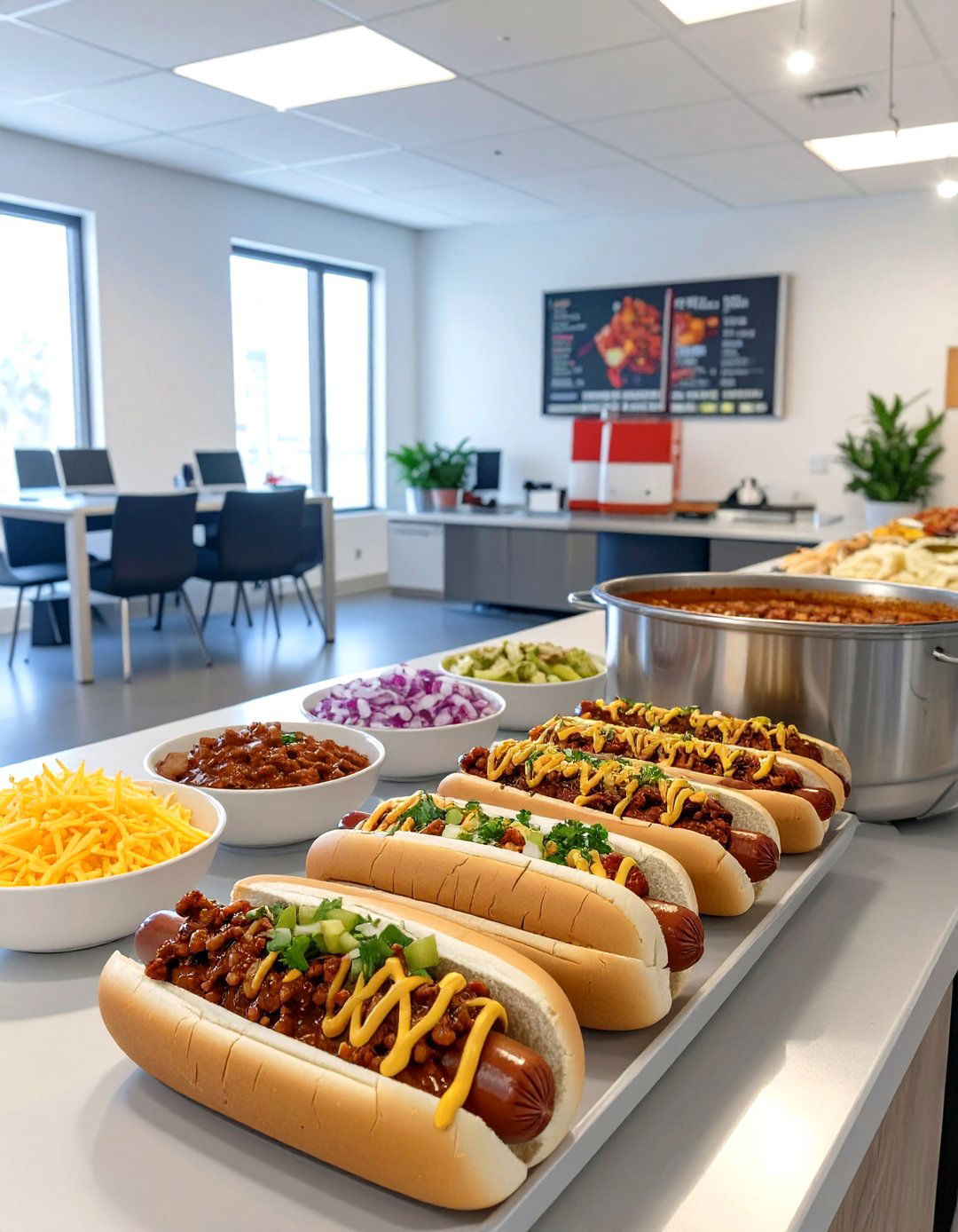 The Chili Dog Bar - 30 office lunch ideas for a group
