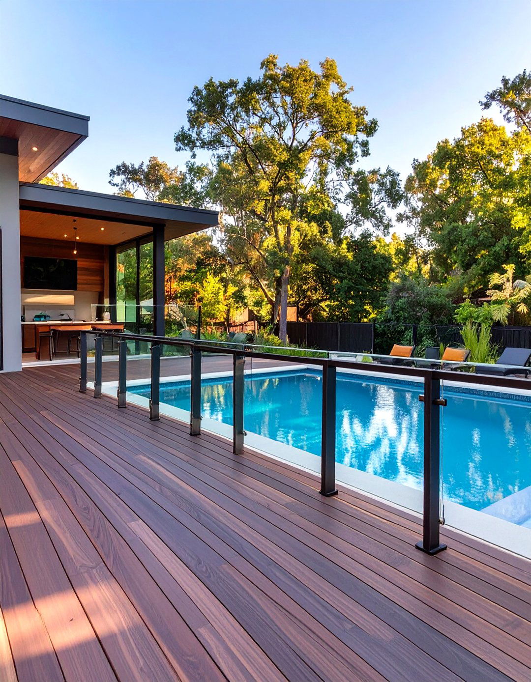 The Circular Deck for Round Pools - 30 above ground pools with deck ideas