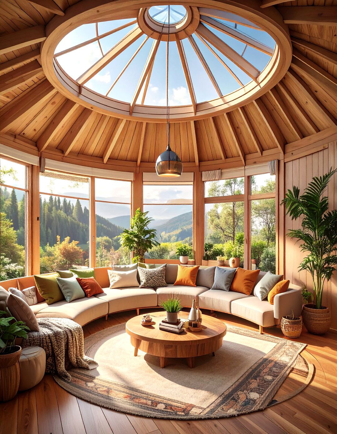 The Circular Yurt Style Tiny House - 30 modern tiny house design ideas