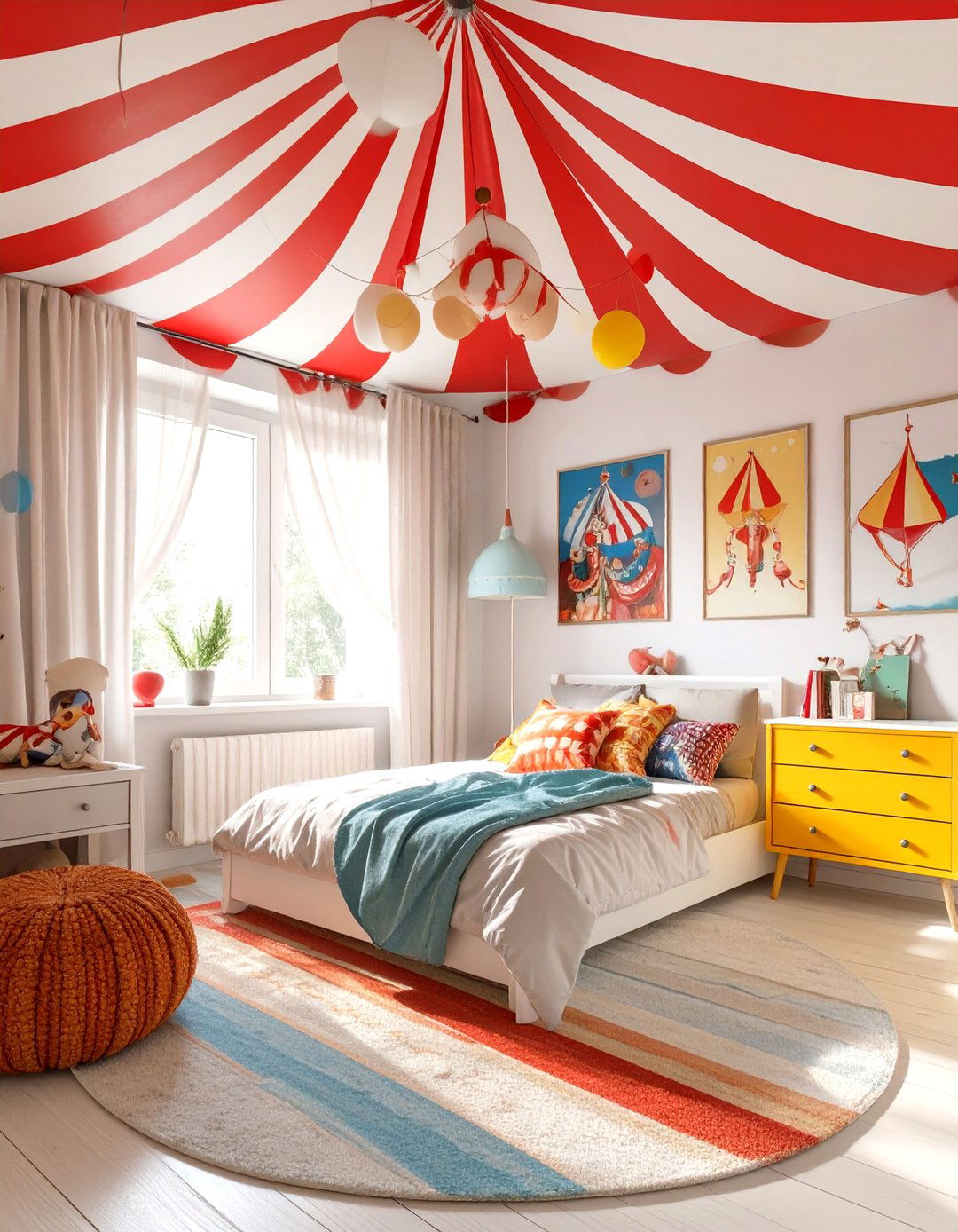 The Circus Carnival Celebration Room - 30 kids room decor ideas