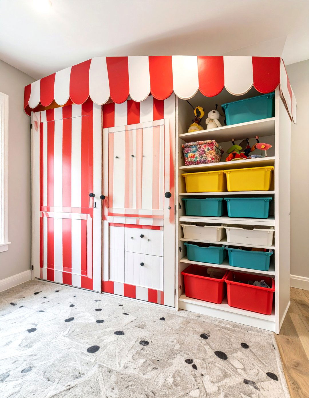 The Circus Tent Kids Closet - 30 kids closet ideas