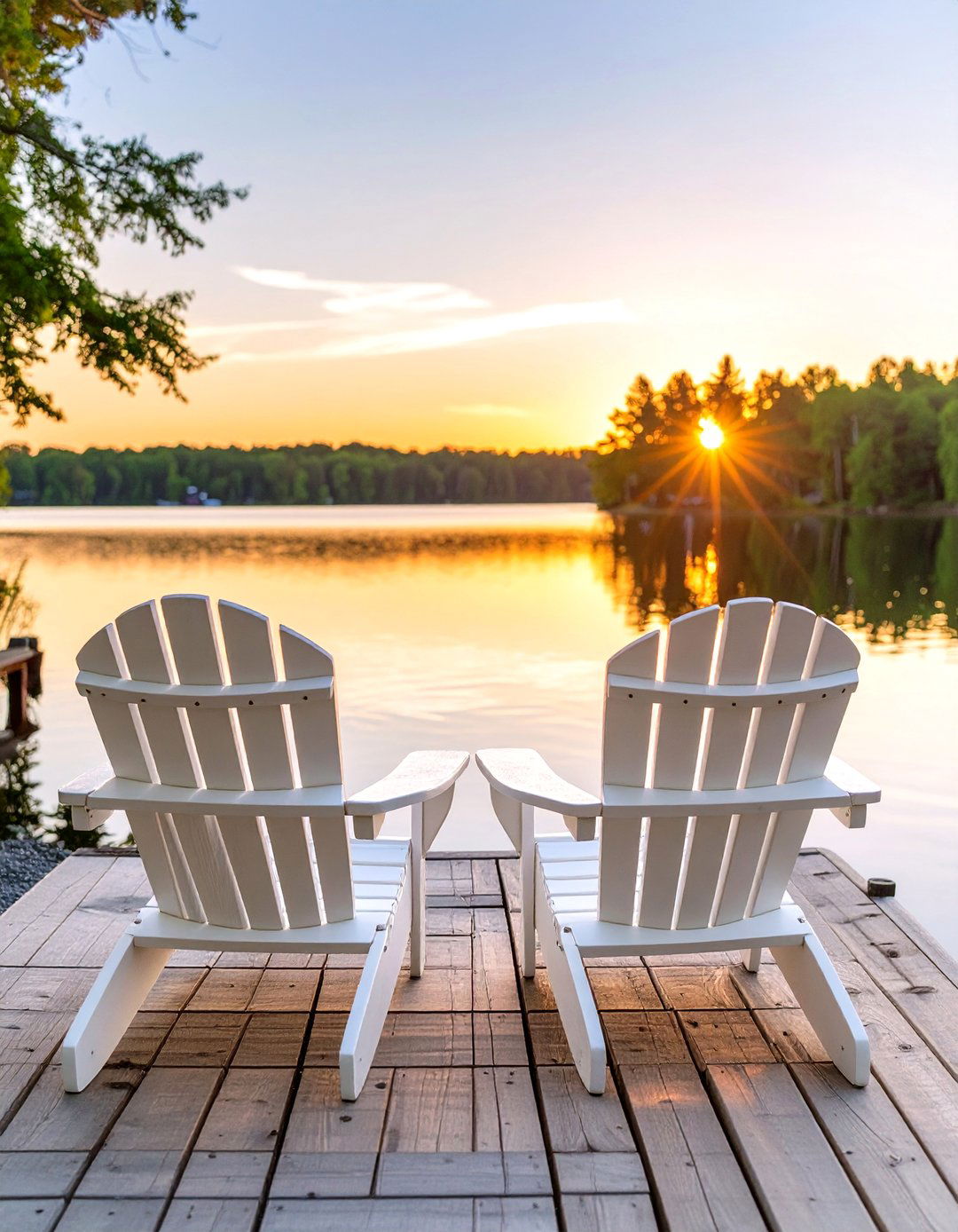 The Classic Adirondack Waterfront - 30 backyard seating ideas
