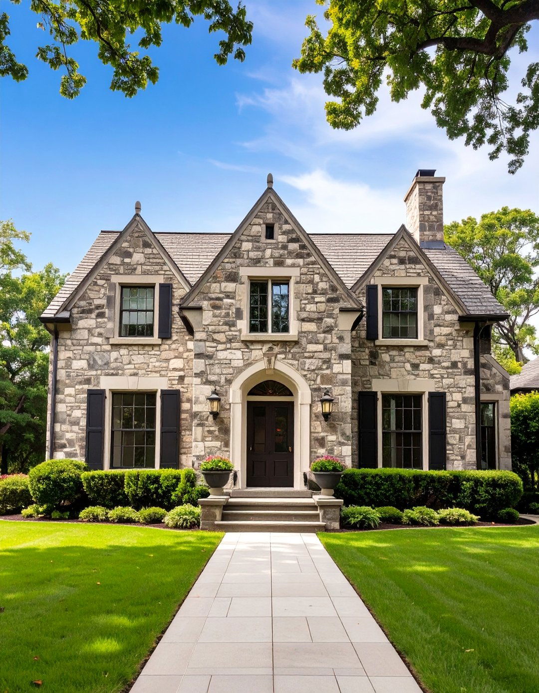 The Classic Ardmore Stone Colonial Revival - 30 ardmore home design ideas