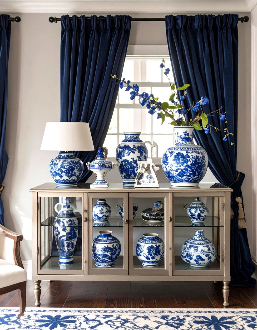 The Classic Blue and White Porcelain Collection - 30 old money interior design ideas