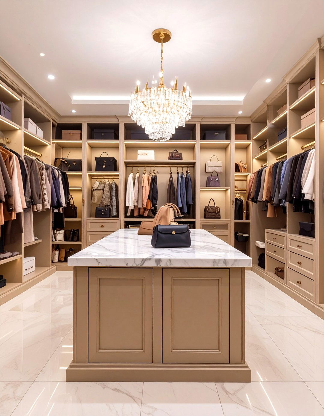 The Classic Boutique Style Closet - 30 closet layout ideas