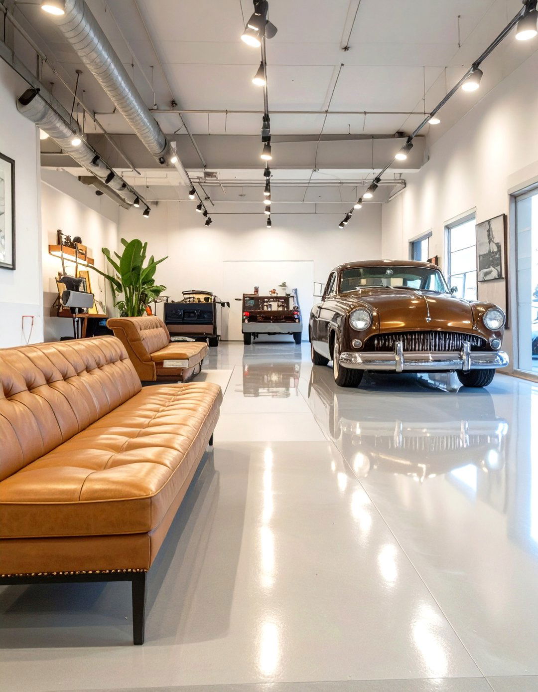 The Classic Car Showroom - 30 garage hangout ideas
