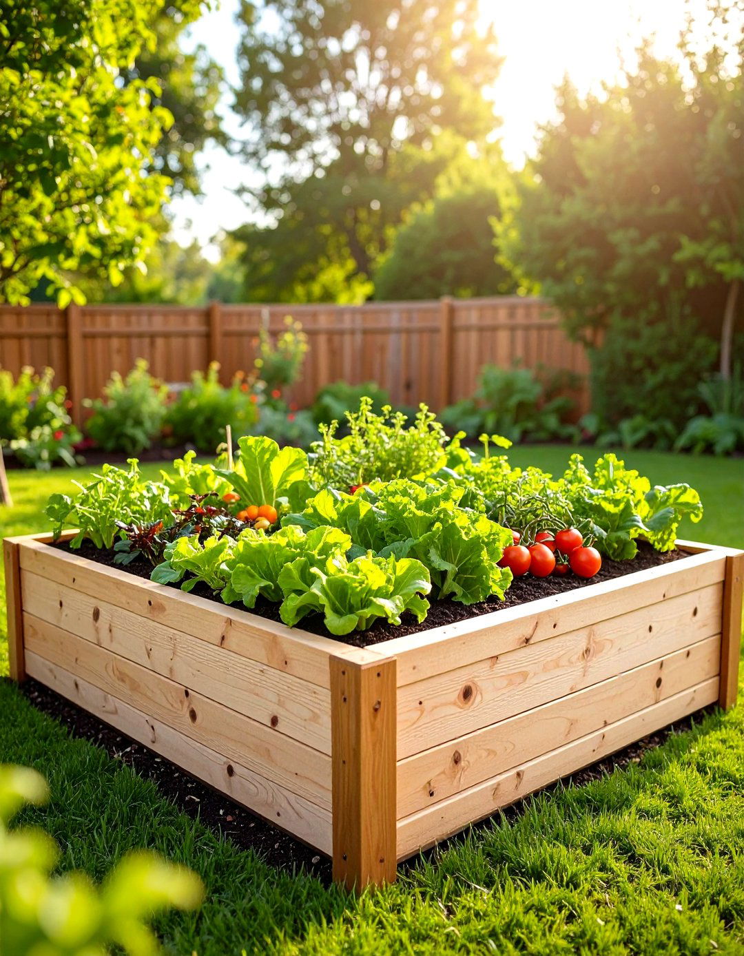 The Classic Cedar Raised Garden Bed - 30 diy raised garden bed ideas