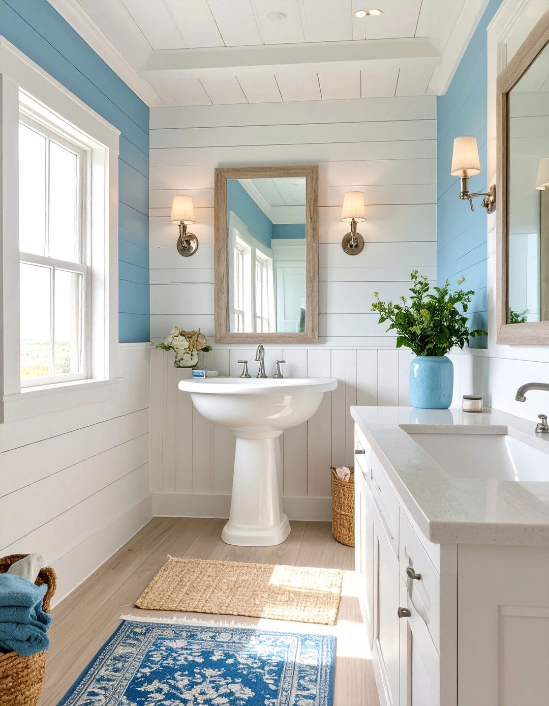 The Classic Coastal Bathroom - 30 bathroom decorating ideas
