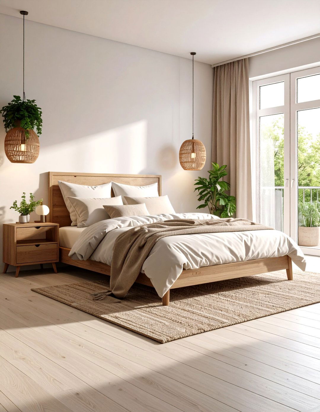 The Classic Corner Bed Layout - 30 layout ways to arrange a small bedroom ideas