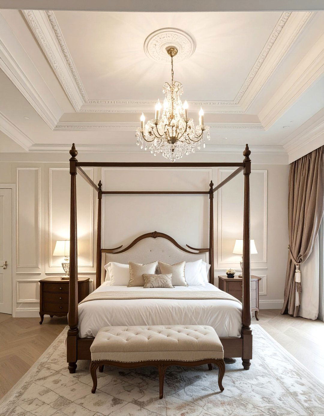 The Classic Crown Molding Bedroom Ceiling - 30 master bedroom tray ceiling ideas