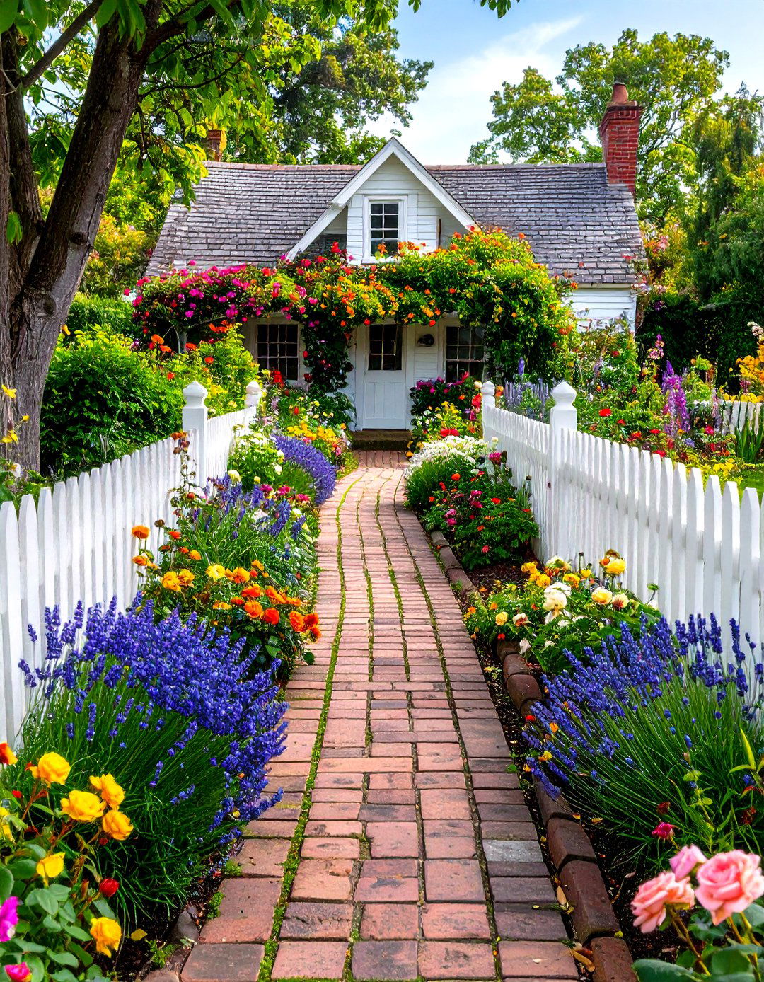 The Classic English Cottage Garden - 30 landscaping ideas for front yard