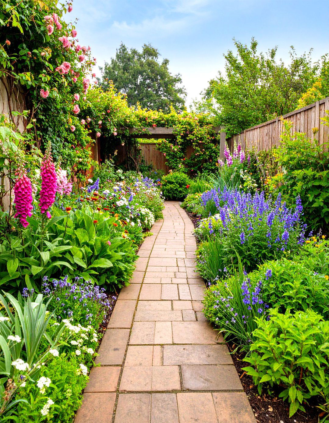 The Classic English Cottage Garden - 30 layout perennial flower garden design plans ideas