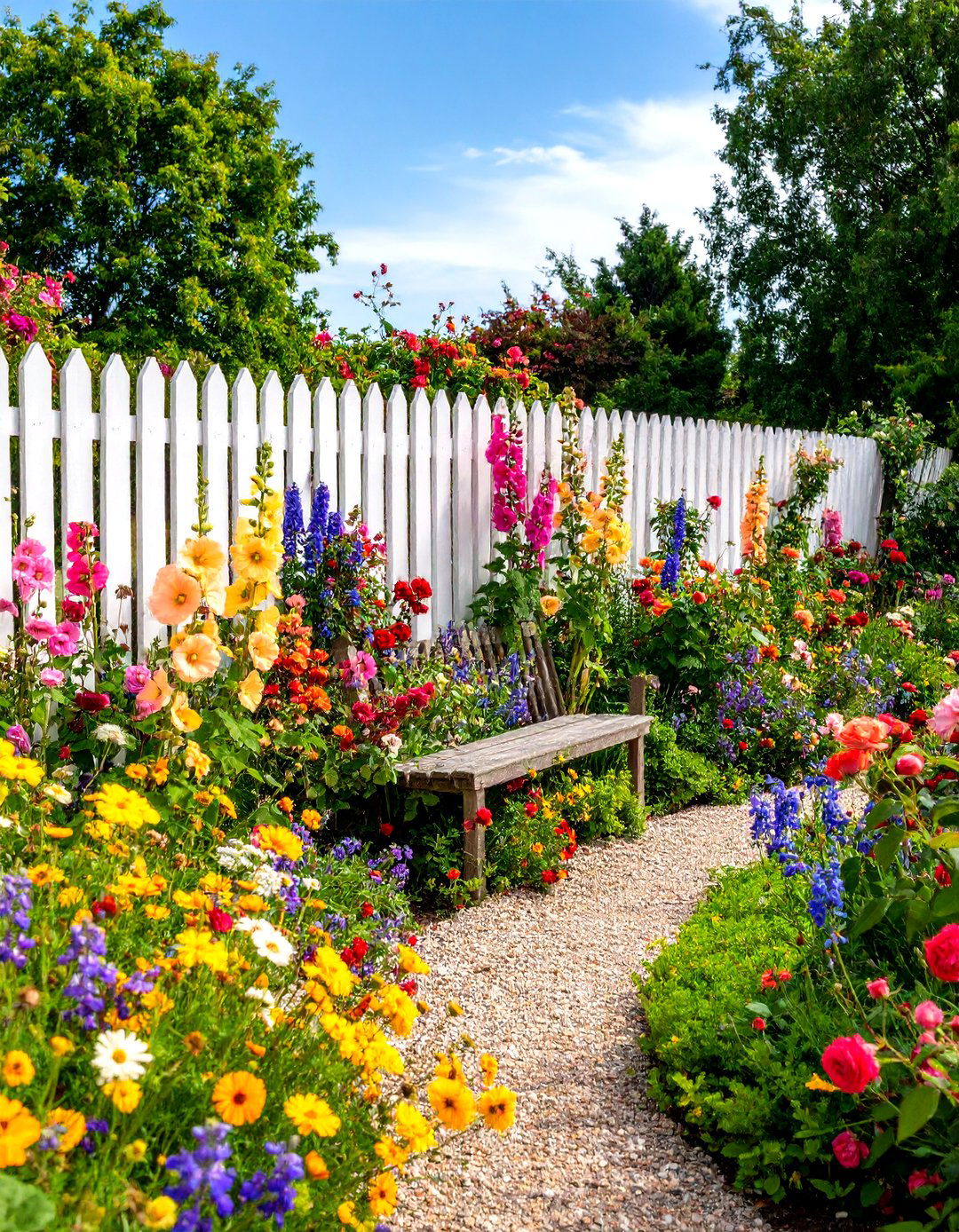 The Classic English Cottage Garden - 30 flower garden designs