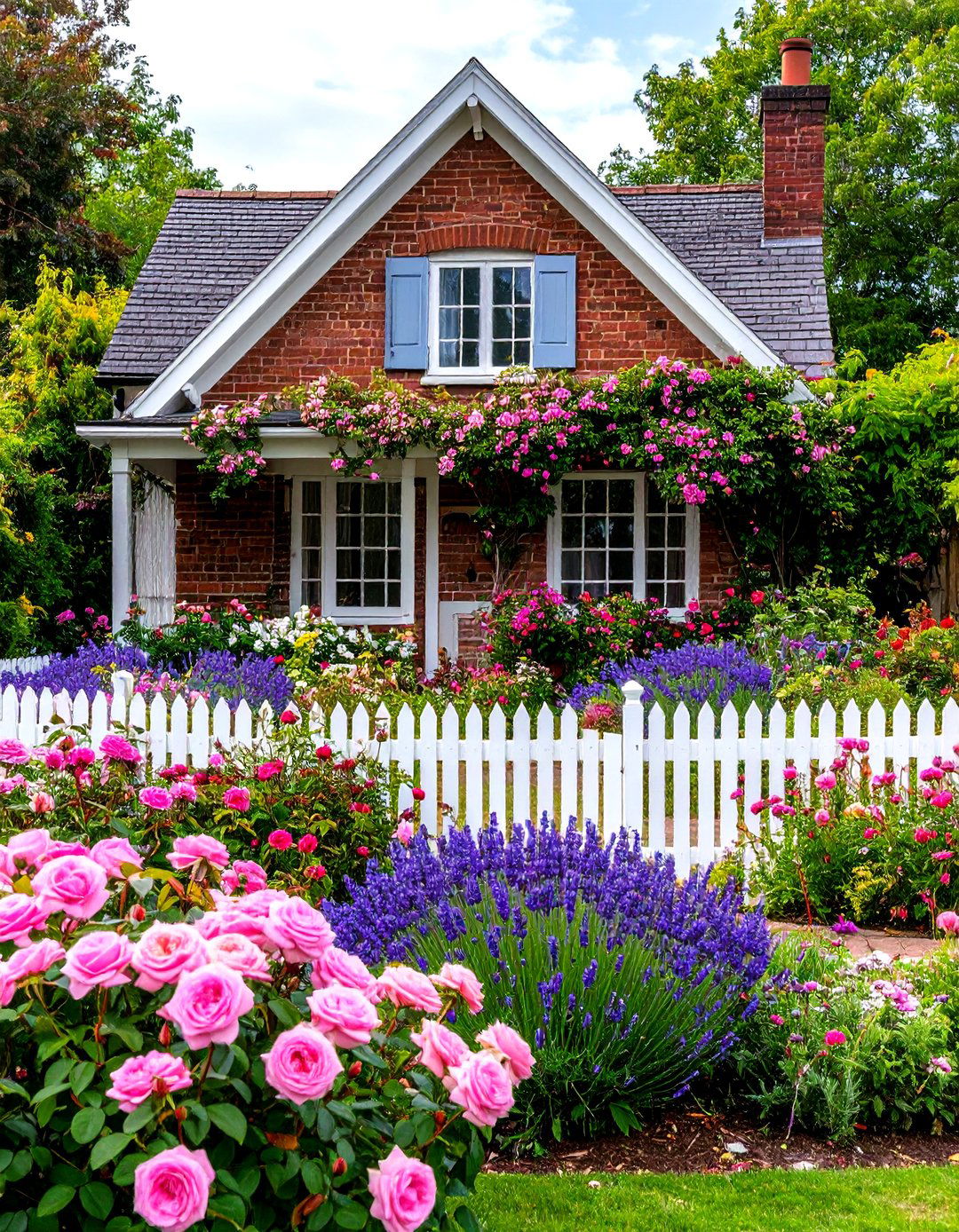 The Classic English Cottage Garden - 30 front house landscaping ideas