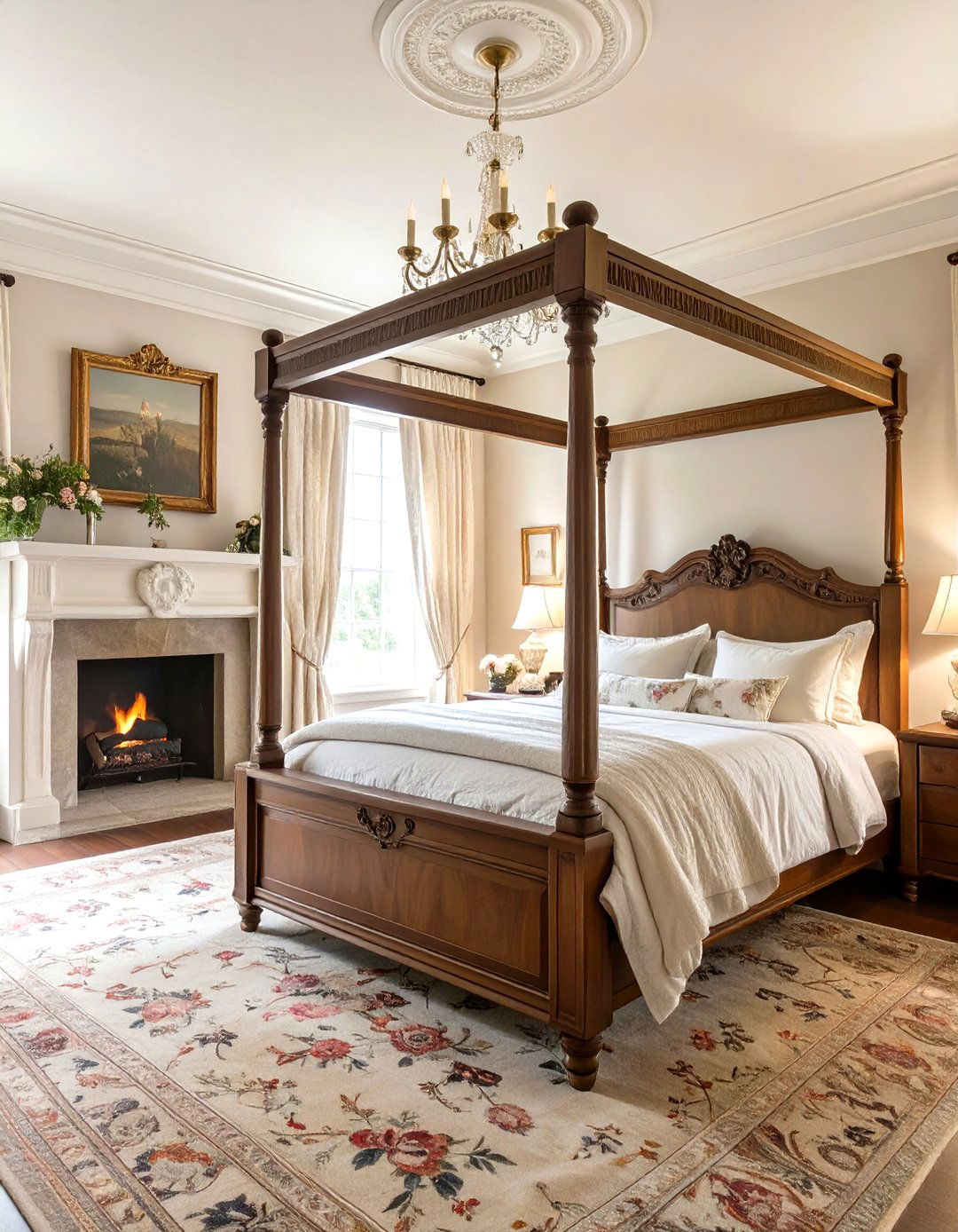 The Classic English Manor Bedroom - 30 luxury bedroom interior design ideas