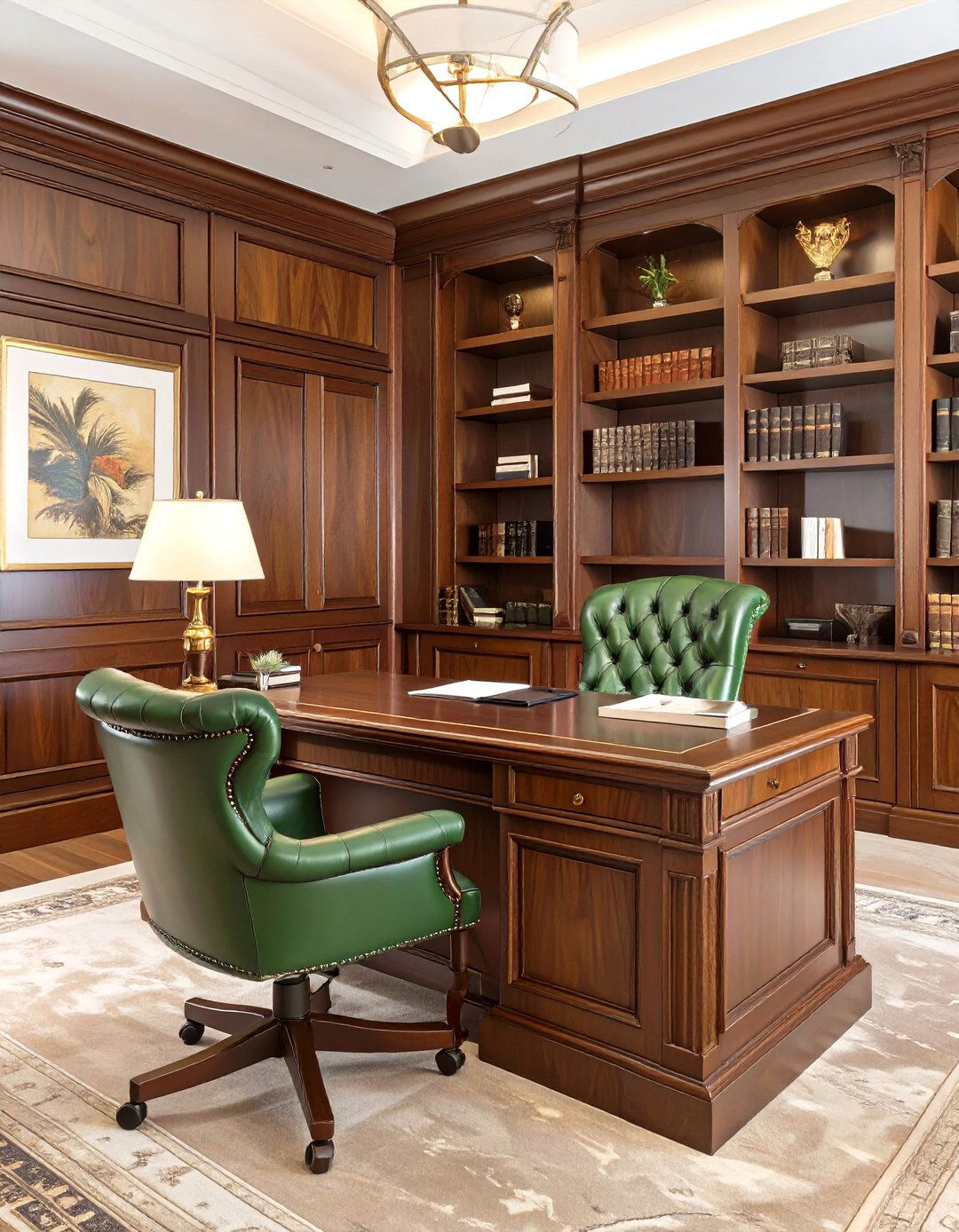 The Classic Executive Office - 30 masculine office ideas