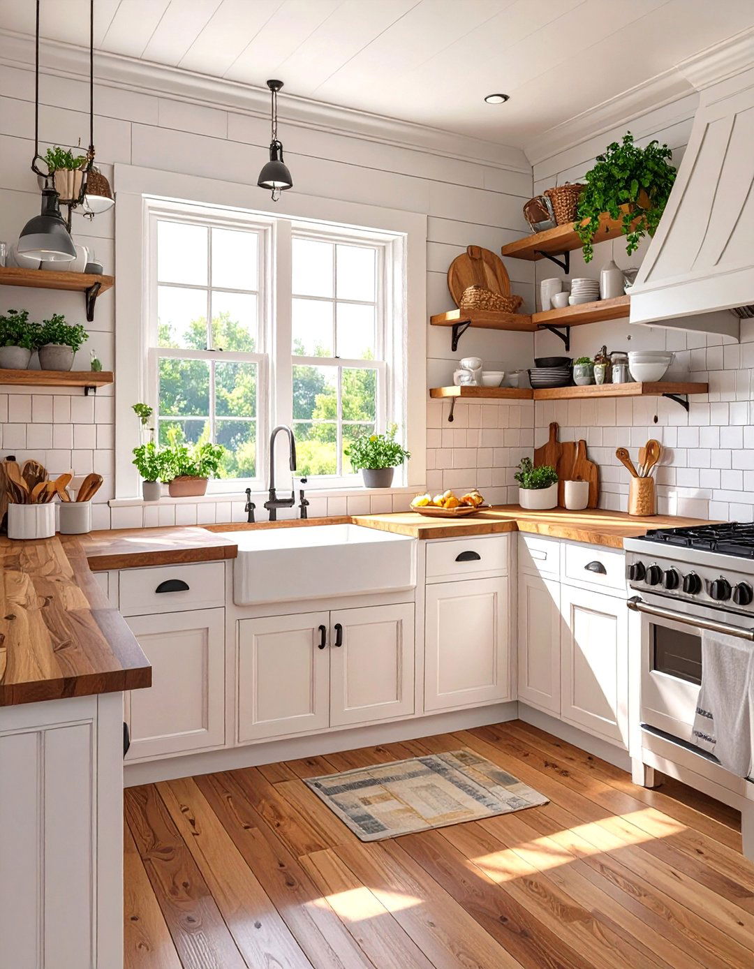 The Classic Farmhouse Kitchen Beadboard - 30 backsplash ideas for kitchen