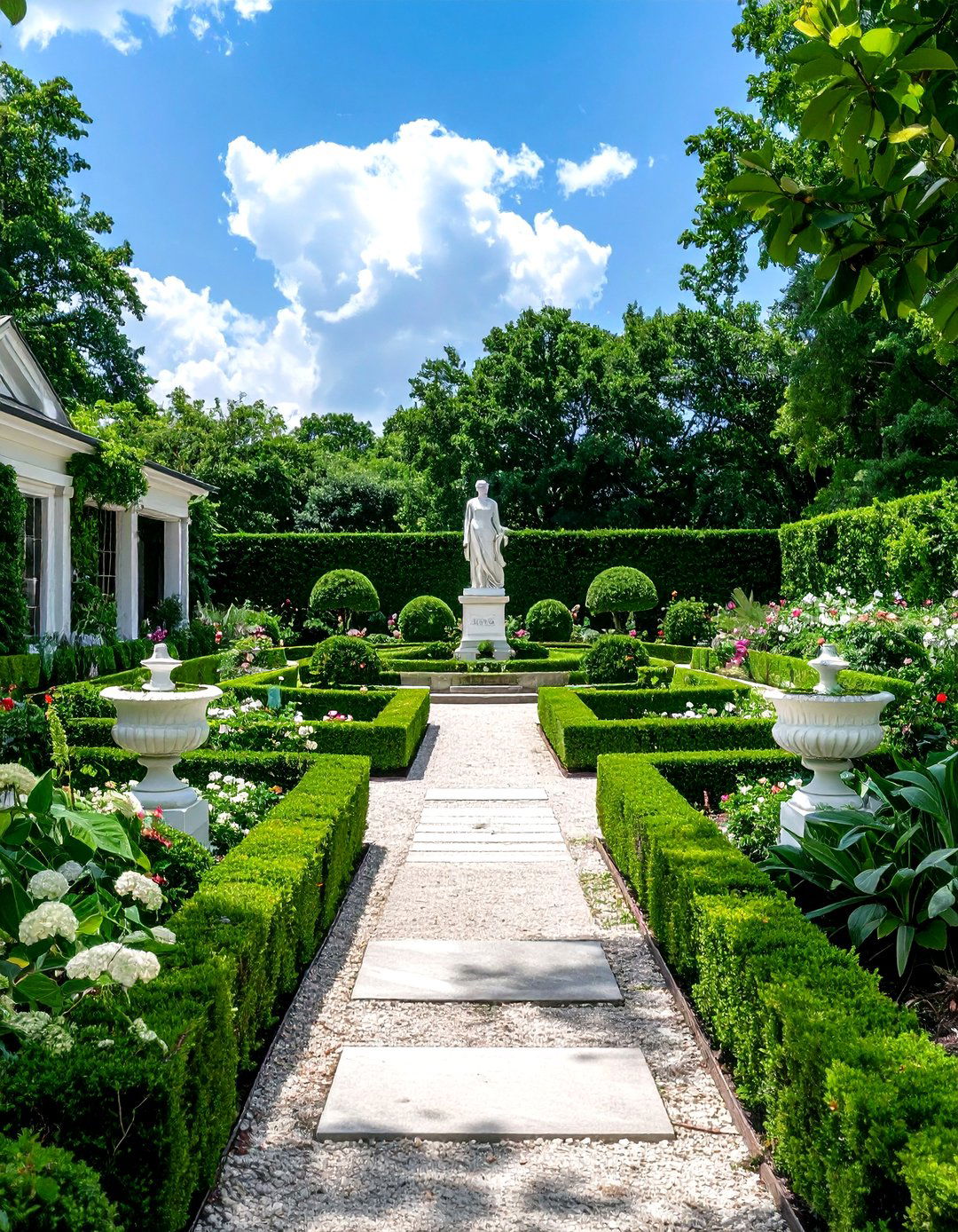 The Classic Formal Garden Backyard - 30 design my backyard ideas