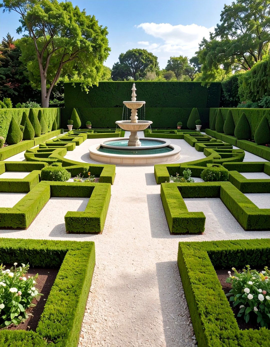 The Classic Formal Garden Backyard - 30 cool backyard ideas