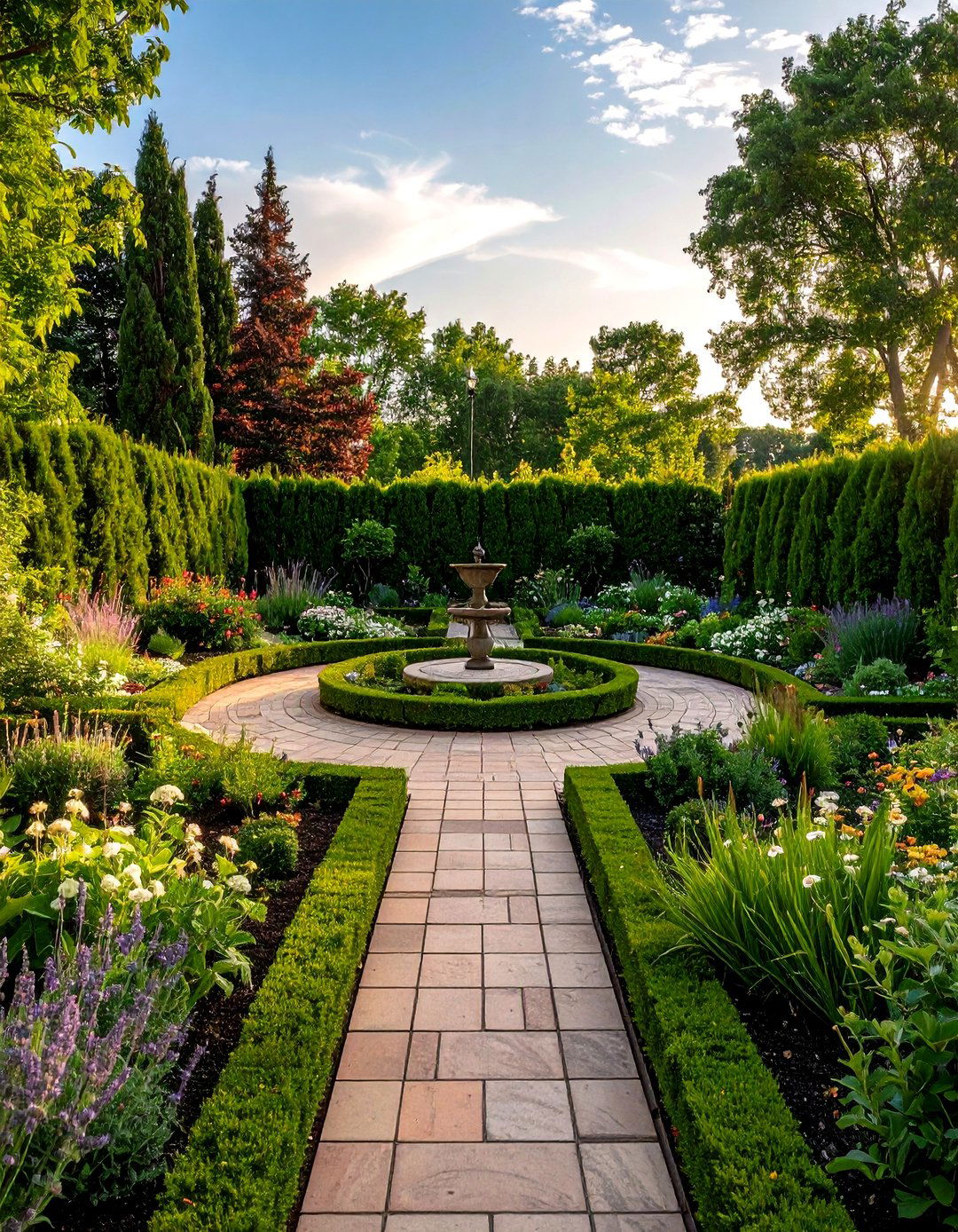 The Classic Formal Herb Garden - 30 layout herb garden design ideas