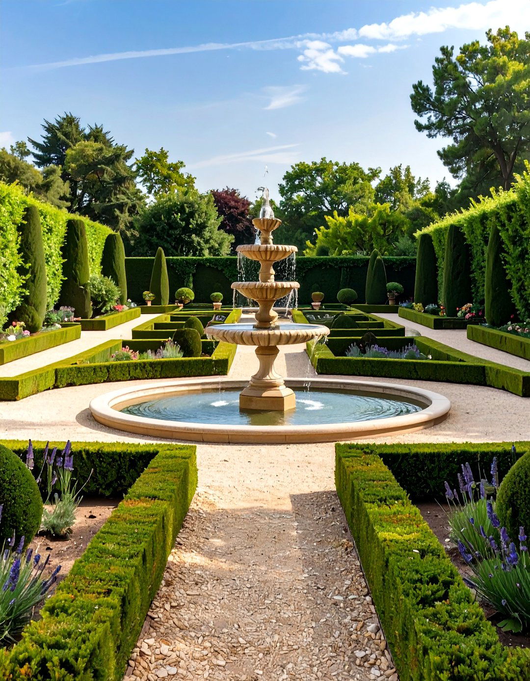 The Classic French Garden Backyard - 30 backyard renovation ideas