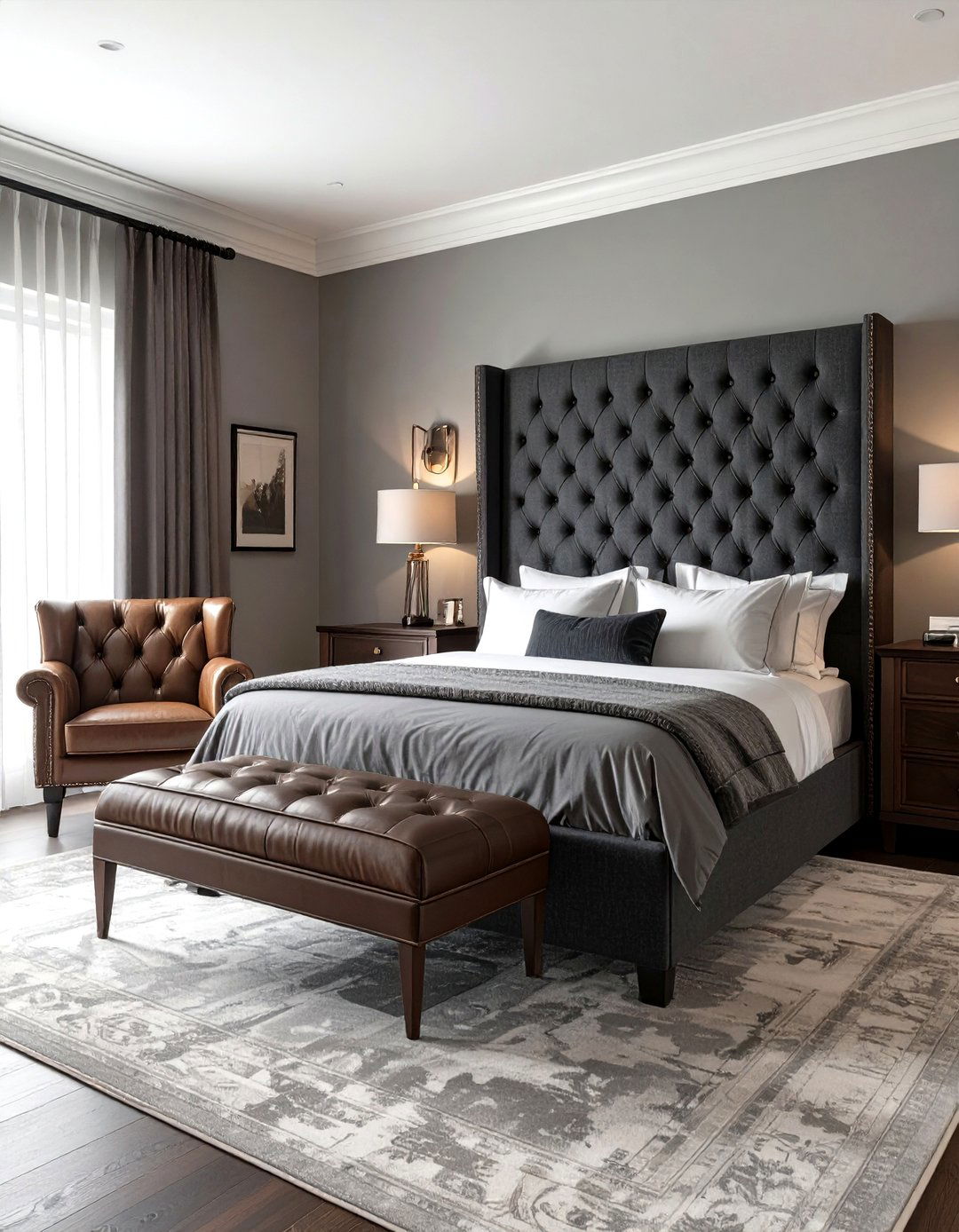 The Classic Gentlemans Bedroom - 30 mens bedroom ideas on a budget