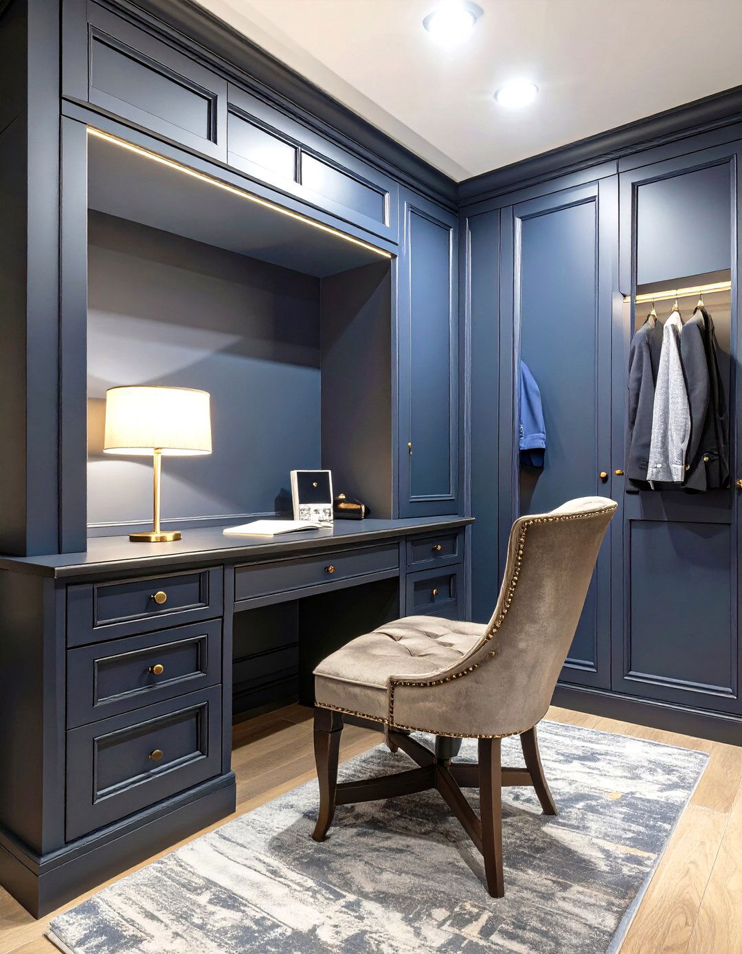 The Classic Gentlemans Closet - 30 low budget small man cave ideas